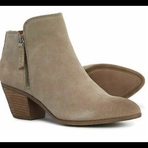 FRYE Suede Leather Ankle Boots
